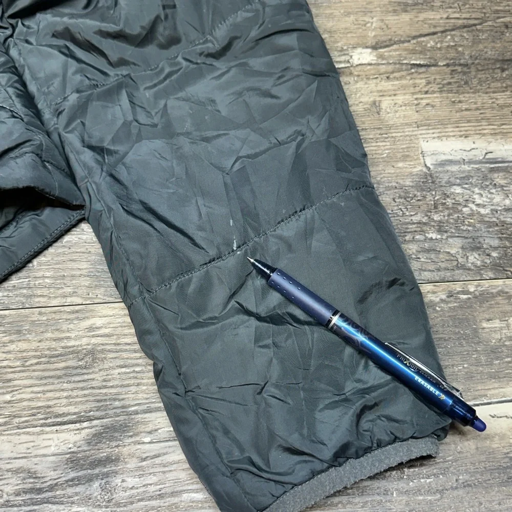 The North Face Jacket Men Large Gray Quilted Full Zip Lightweight Insulated